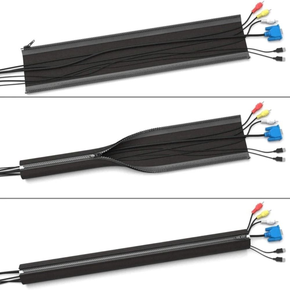 Wire Protector Network Cable Organizer Cable Management Sleeve Cable Storage Cover Cable Wrapper
