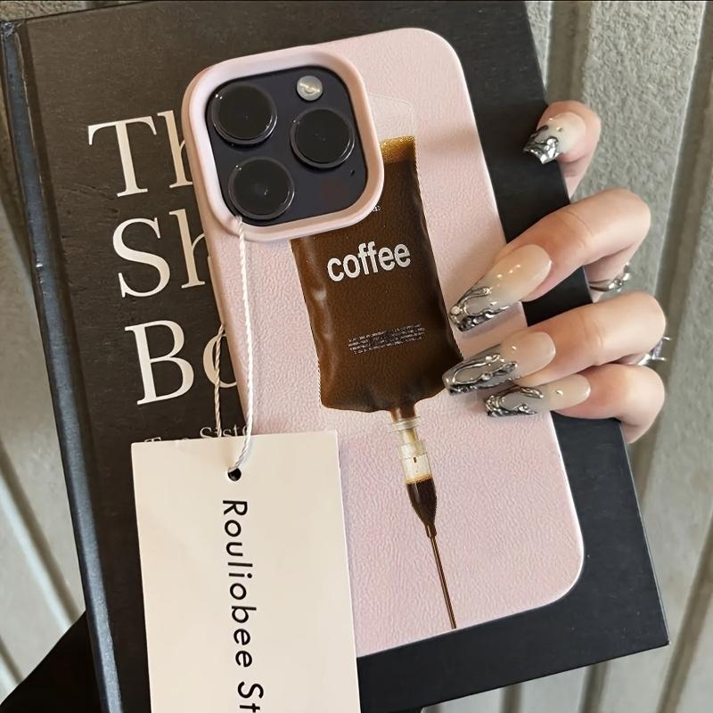 Coffee Infusion Bag White Soft Phone Case For Samsung Galaxy S26 Ultra S25 S24 FE S23 S22 S21 Plus A17 A37 A57 A56 A54 A55 Cover