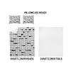 3D Digital Polyester Three-Piece Quilt Cover Bedding Quilt Cover Pillowcase