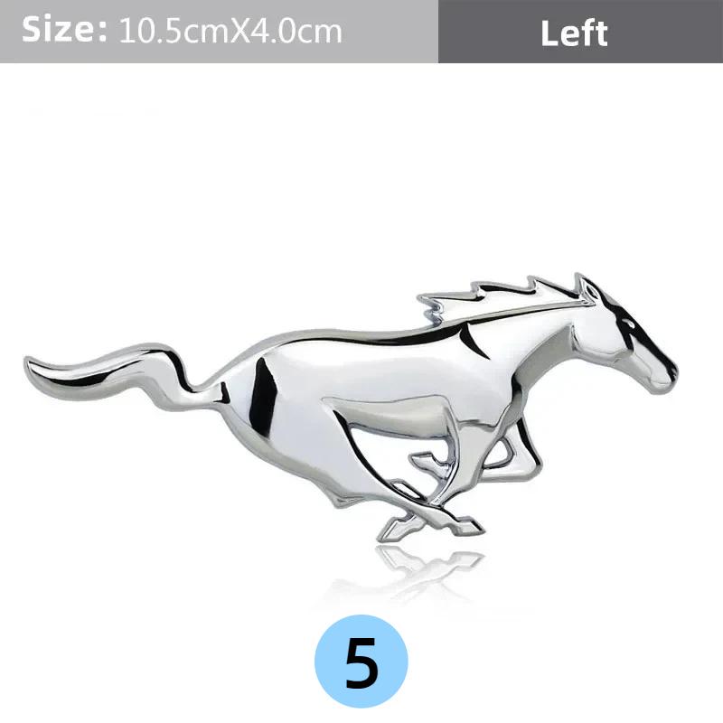 3D F-or-d M-ustan-g Car Body Emblem Badge Metal Rear Trunk Sticker Decoration Accessories