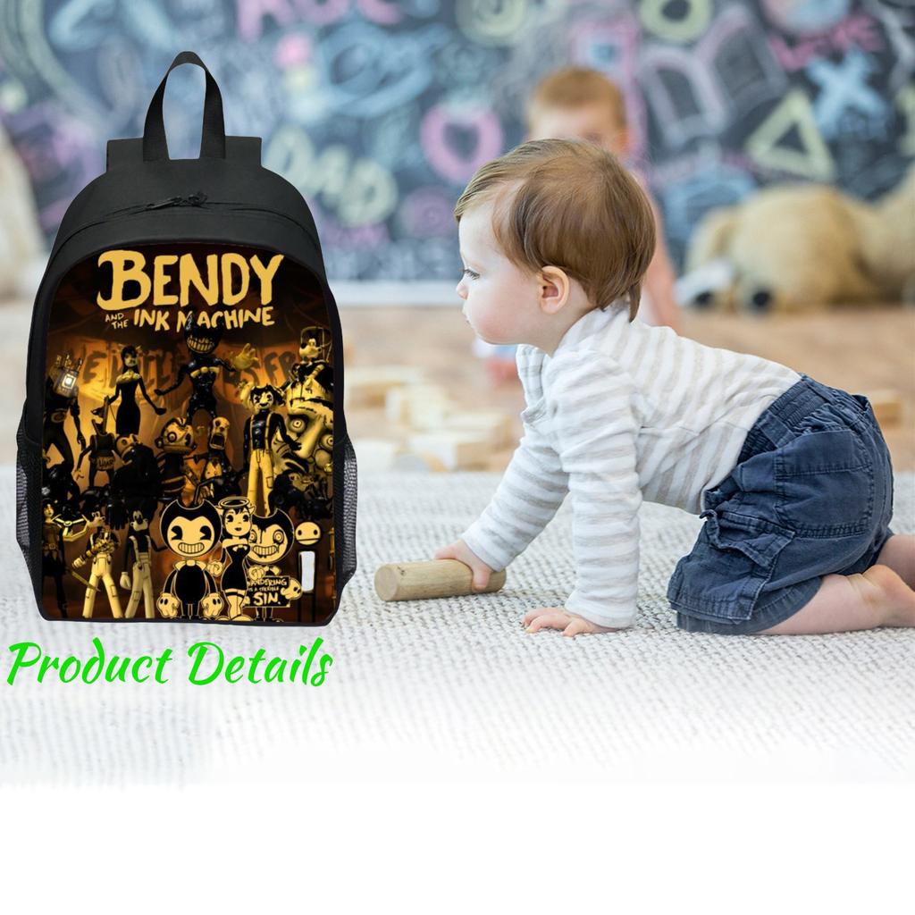 Large-capacity Backpack For Primary And Secondary School Students, Cartoon Shoulder Bag And Pencil Case For Children