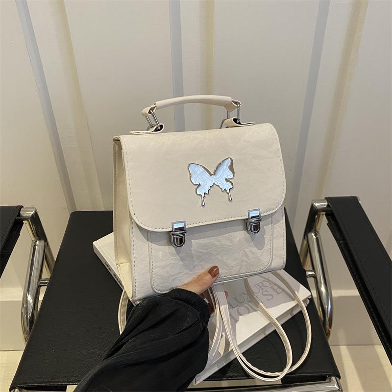 Mode Ins Wind Schmetterling Schulter kleine Tasche Damen 2025 neu Frühling und Sommer Mode Mini Rucksack Reisetasche