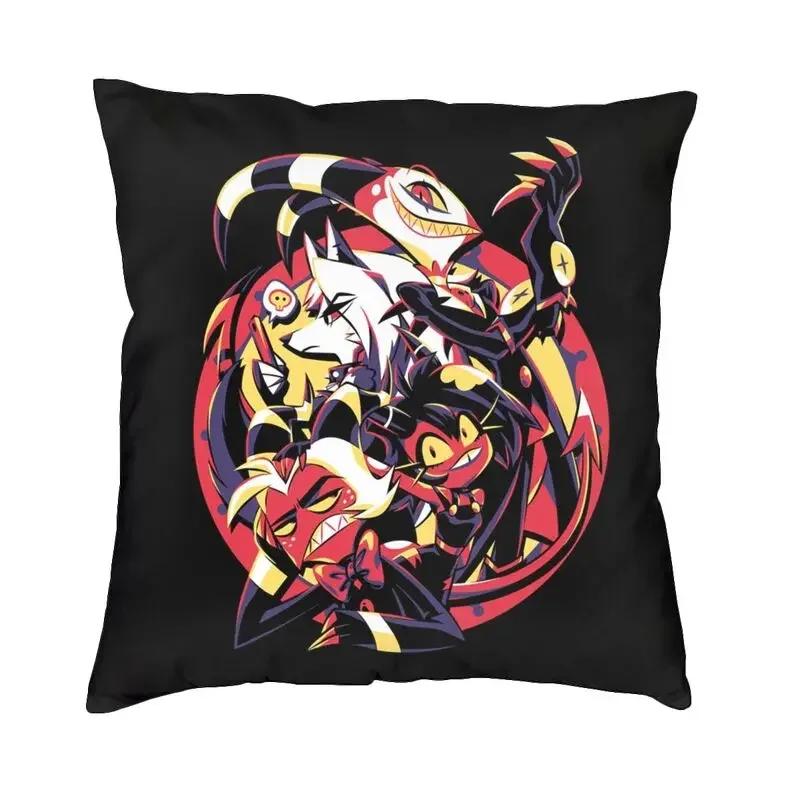 Anime Animated Movies Helluva Loona Cushion Cover Double-sided Print Throw Pillow Case for Sofa Pillowcase Home Decorative