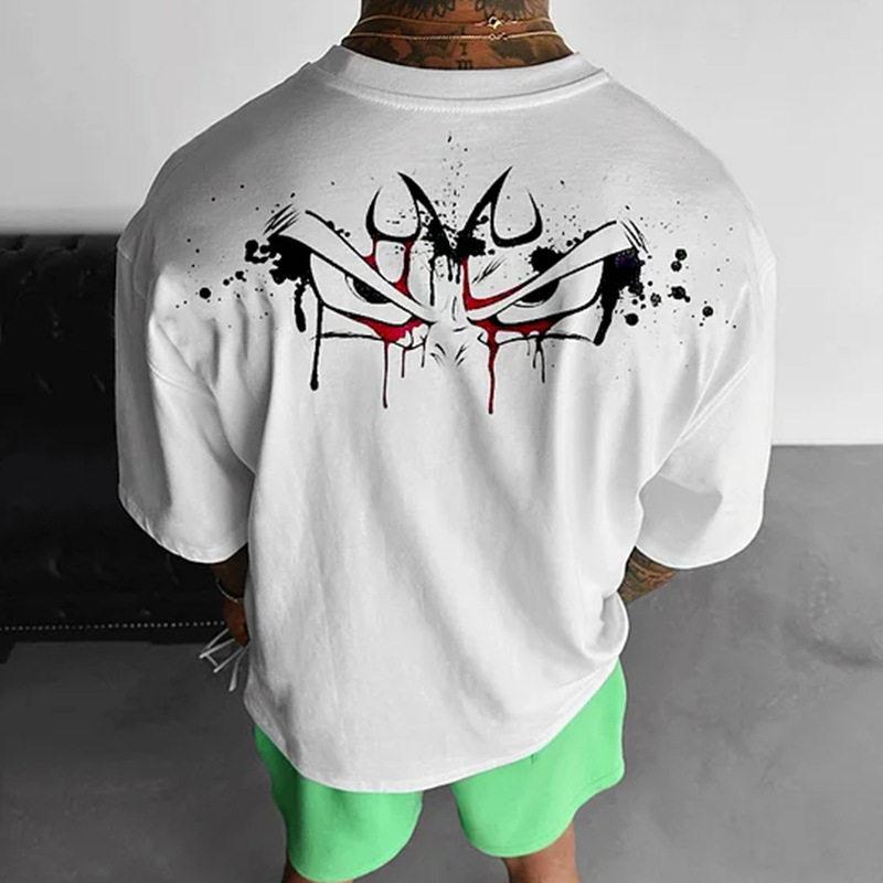 Anime Dragon Ball Direct Spray Printed Heavy Cotton Shortsleeved Tshirt Mens Loose Halfsleeved Top Trendy for Students and