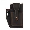 Crazy Horse Leer Telefoon Tas Sport Tactische Heuptas Vintage Echt Leer Heren Heuptas