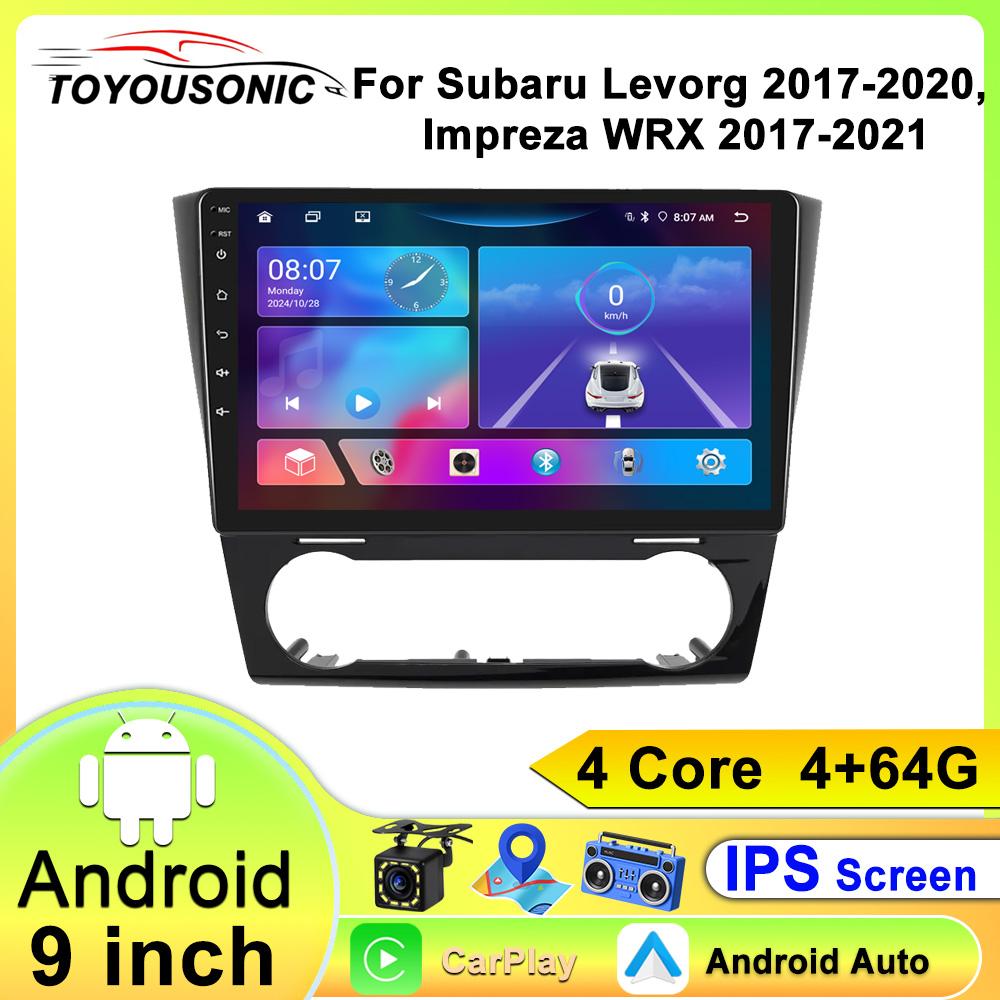 Android Car Multimedia Player For Subaru Levorg 2017-2020 Impreza WRX 2017-2021 GPS Navigation CarPlay 4G Head Unit Stereo Video Player