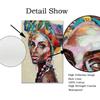 African Black Woman Graffiti Art Posters And Prints Abstract African Girl Canvas Paintings On The Wall Art Pictures Wall Decor