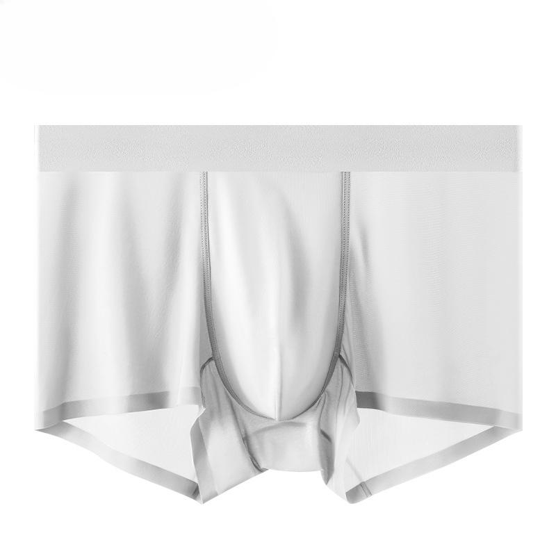 Pánské boxerky z čisté bavlny, antibakteriální, s vnitřním rozkrokem, prodyšné, pro chlapce, jednobarevné, pro mladé muže, do poloviny pasu