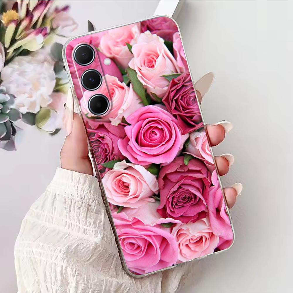 Für Samsung Galaxy A24 4G Hülle Cartoon Weiche Silikon Handyhülle Für Samsung A24 SM-A245F A 24 Rückabdeckung Transparent Fundas Coque