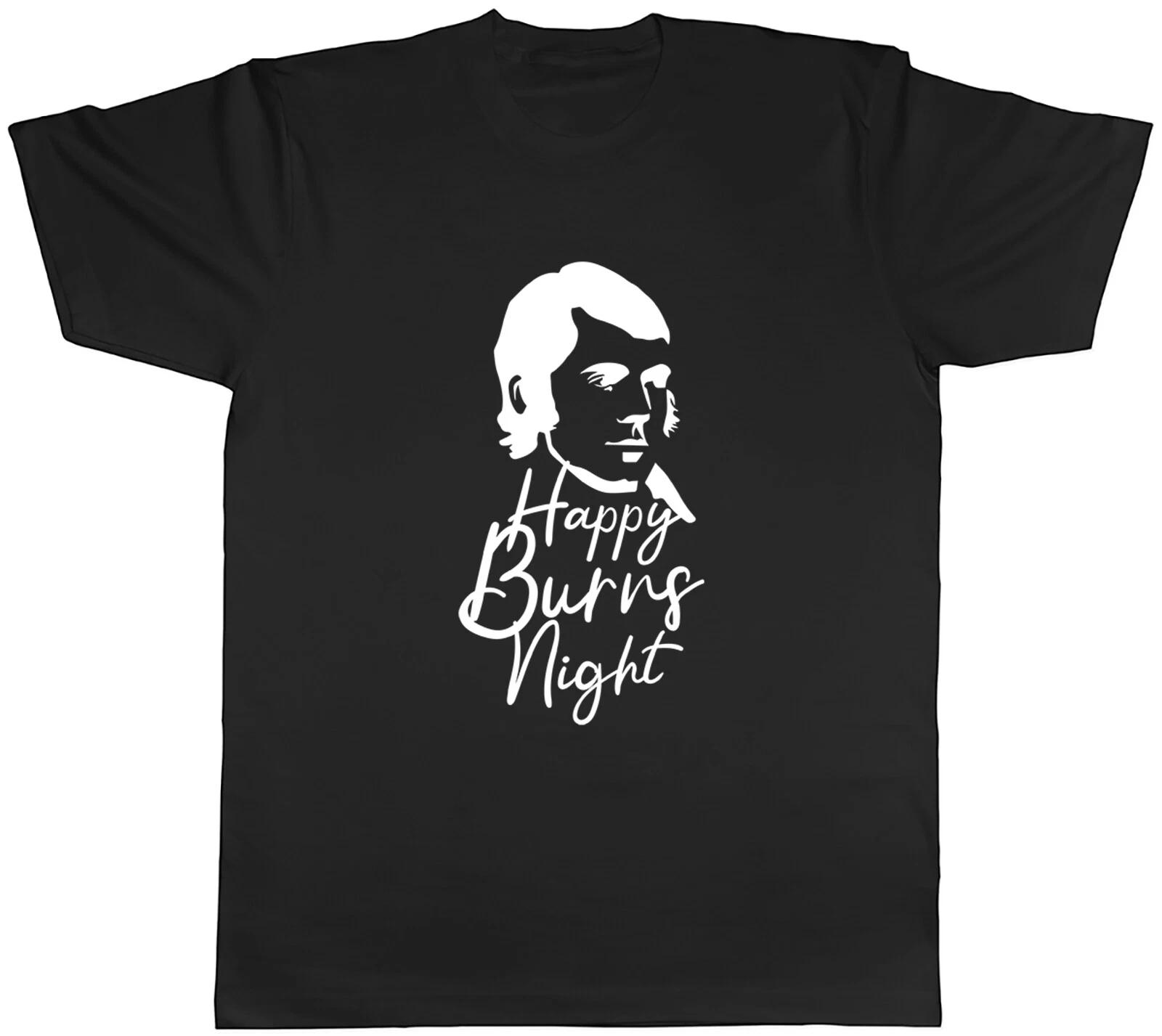 Happy Burns Night Mens Unisex T-Shirt Tee XXL
