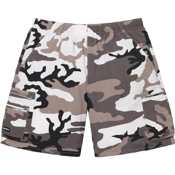 Supreme Cargo Water Short Snow Camo S