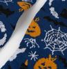 DIFEIUKI Halloween Spider and Ghost Unique for Fall and Winter Socks, 5-Pair Set, Pumpkin, Web, Skull, Patterns, Mid-Length Socks, Funny, Stylish,