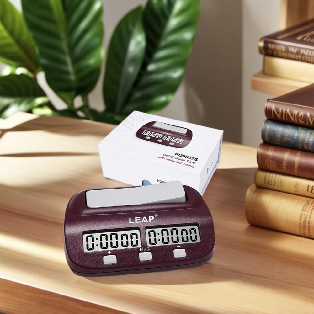 Digital Chess Clock Professional Chess Timer Count Down Function Board Game Timer Battery Powered Game Timer for Chess Lovers