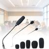 5Pcs Microphone Wind Cover, Headset Microphone Foam Headset Microphone Sponge