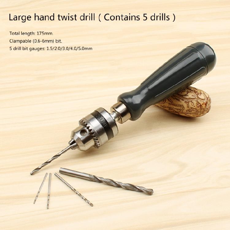 Craft Pin Hole Drill Rotary Jewelers Burs Drilling Chuck Clamp With Drill Bits