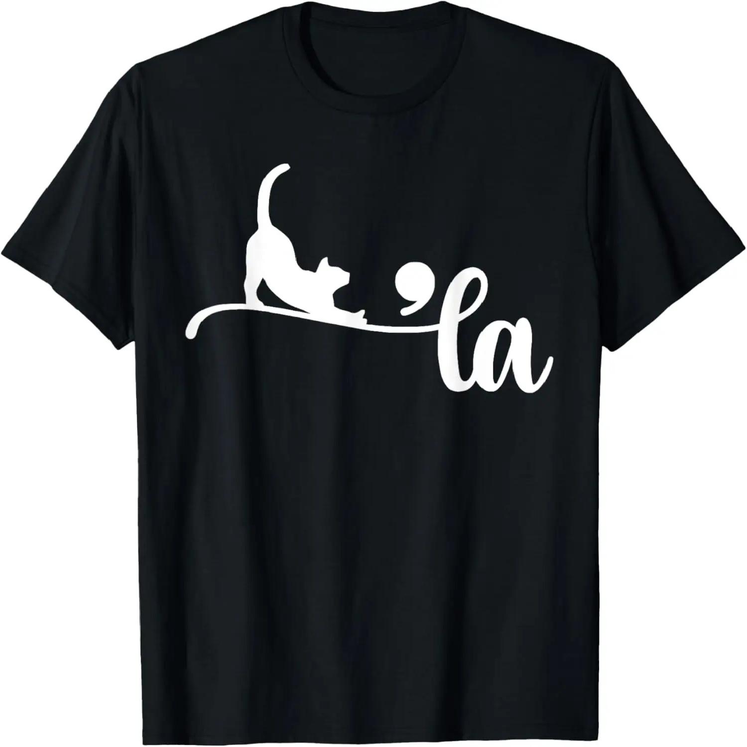 Retro Cat Comma La Kamala Harris For President 2024 Election T-Shirt (2) S чёрный