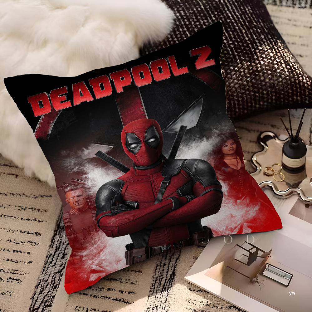 Action Movie D-Deadpools Stitch Lucky Dragon pillow cover sofa cushion cover home room decoration children gift