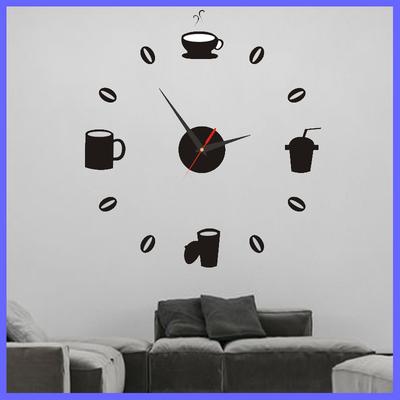 Décoration d'horloge créative et minimaliste, horloge murale suspendue en acrylique, horloge DIY moderne et tendance