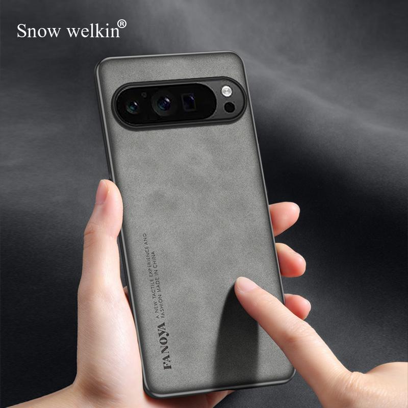 Pro Pixel 10 Pixel10 9 Pro XL 9A 8A Ovčí kůže Nárazuvzdorný Silikonový Kryt Pro Google Pixel 9 6 7 8 7A 6A Pro Kryt na Telefon