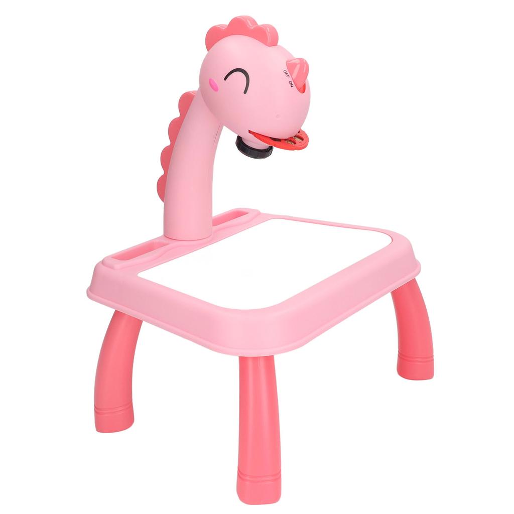 Drawing Projector Table Cute Dinosaur Design Bright Colors Detachable   Projector for Kids Education