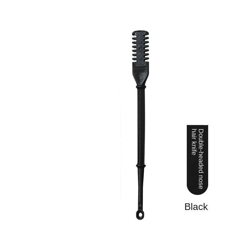 

3pcs Manual Double Head Nose and Ear Hair Trimmer with 360-Degree Safety Design 1pc чорний