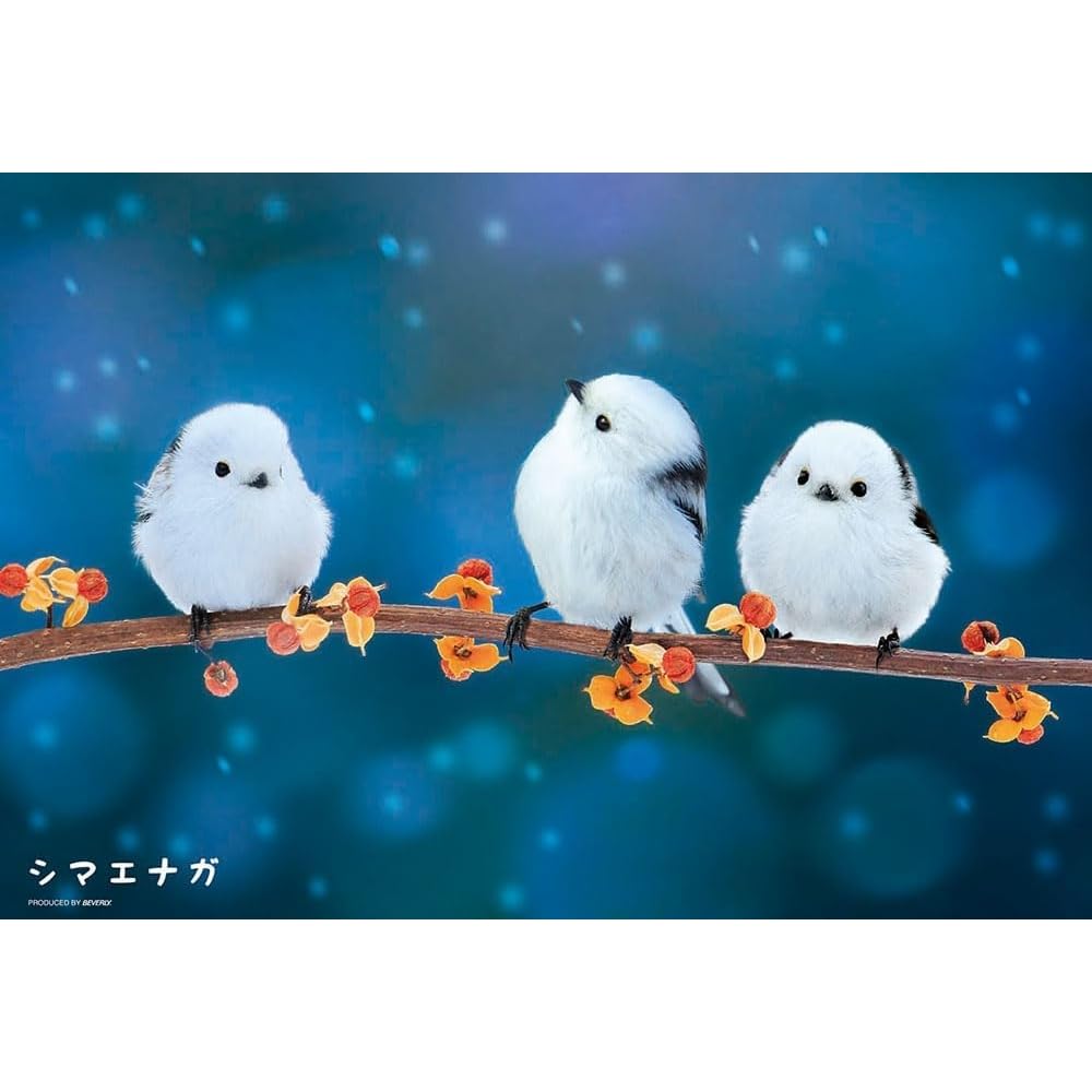 

Beverly (BEVERLY) [Made in Japan] Beverly 300-Piece Jigsaw Puzzle, Round-Shaped Japanese Long-Titted Tit (26 x 38 cm) 300-039