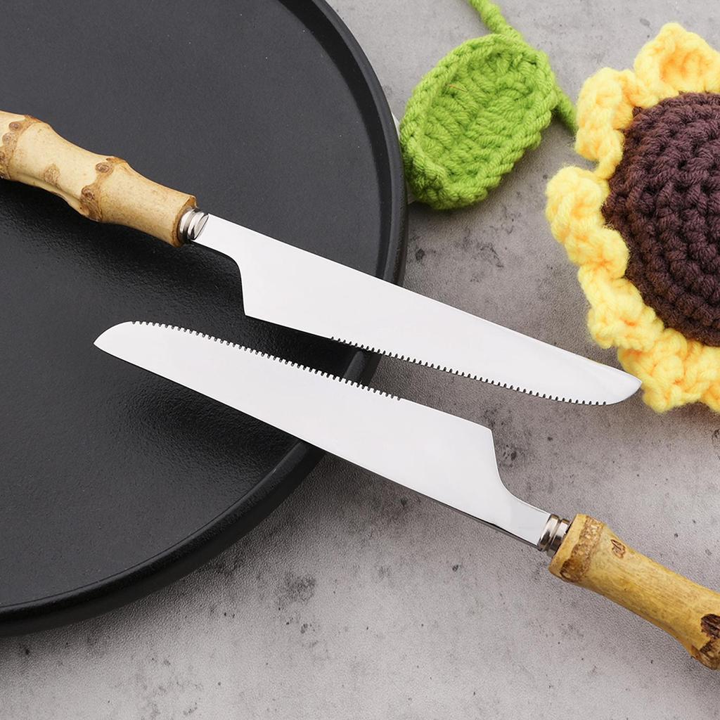 24-teiliges Luxuriöses Bambus-Besteckset - Langlebiges Silbernes Edelstahl-Tafelbesteck mit Besteckhalter, Spiegelpoliert