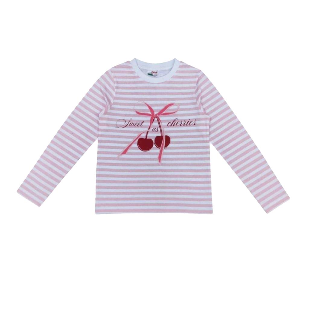 Star Childrens/Kids Striped Long Pyjama Set