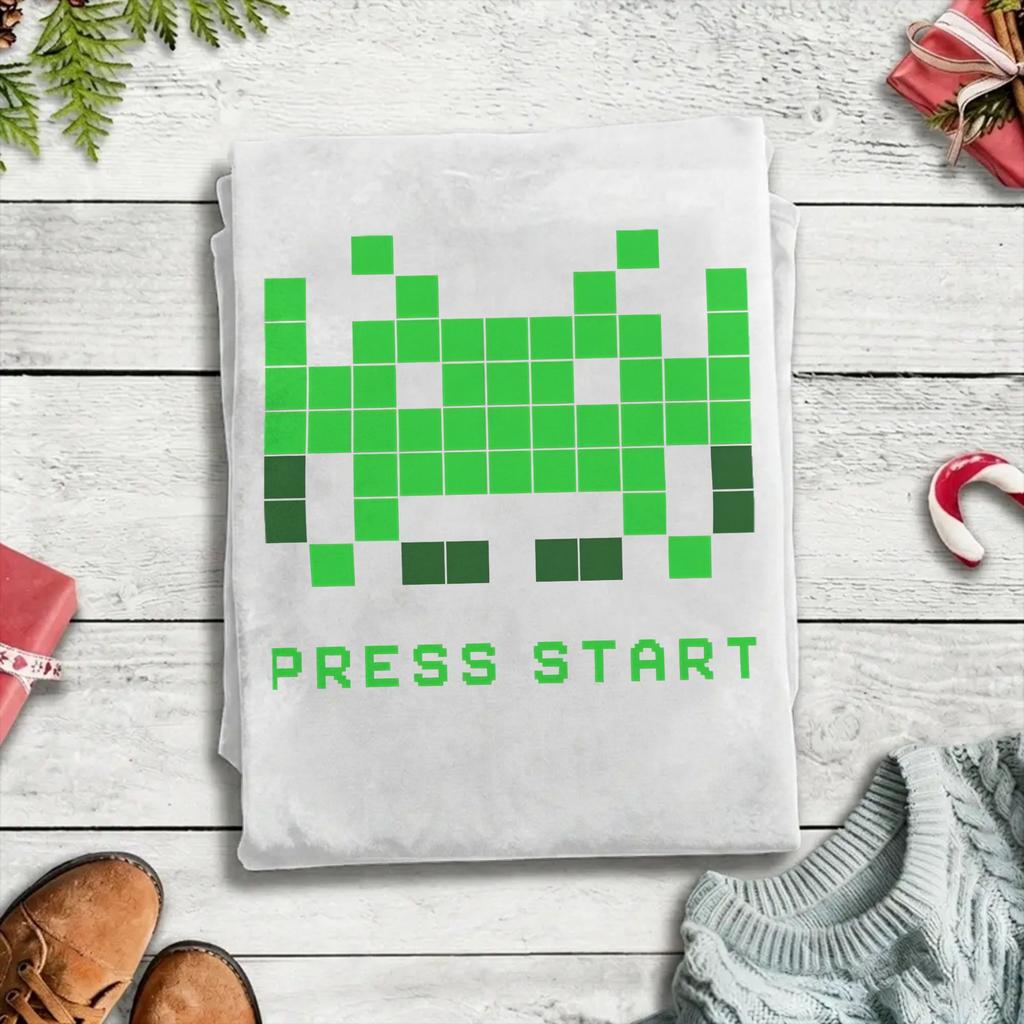 Space Invaders TShirt Summer Trending TShirts Unisexs 100 Cotton ONeck 4XL 5XL 6XL Top Tees Short Sleeve Awesome Tshirt