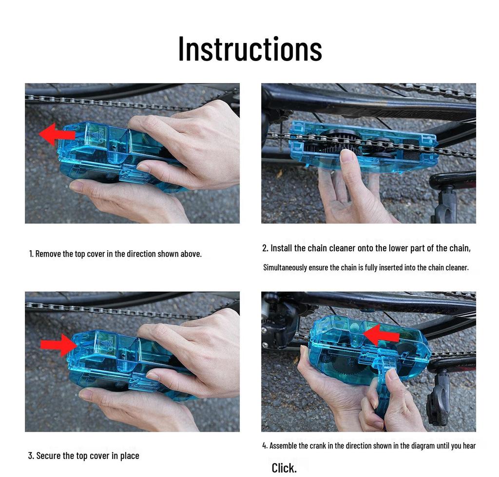 SUOKOU Portable Bike Chain Cleaner Kit