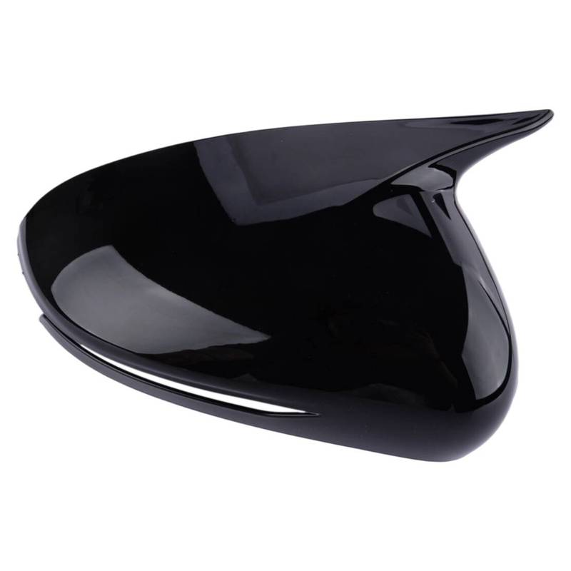 1 Pair Glossy Black Side Rearview Mirror Cover Trim Cap Fit for Genesis G70 2017 2018