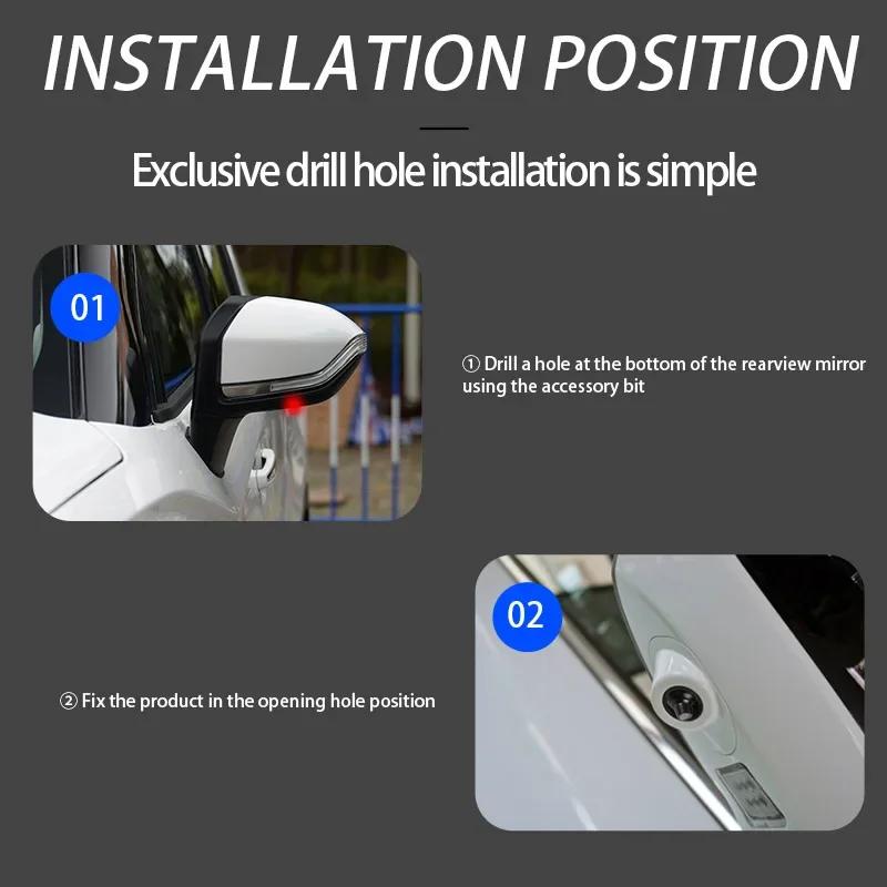 2PCS Car Angel Wings Light Welcome Lights Led Car Laser Lamp White Decoration Ambient Lamps Auto Accessories