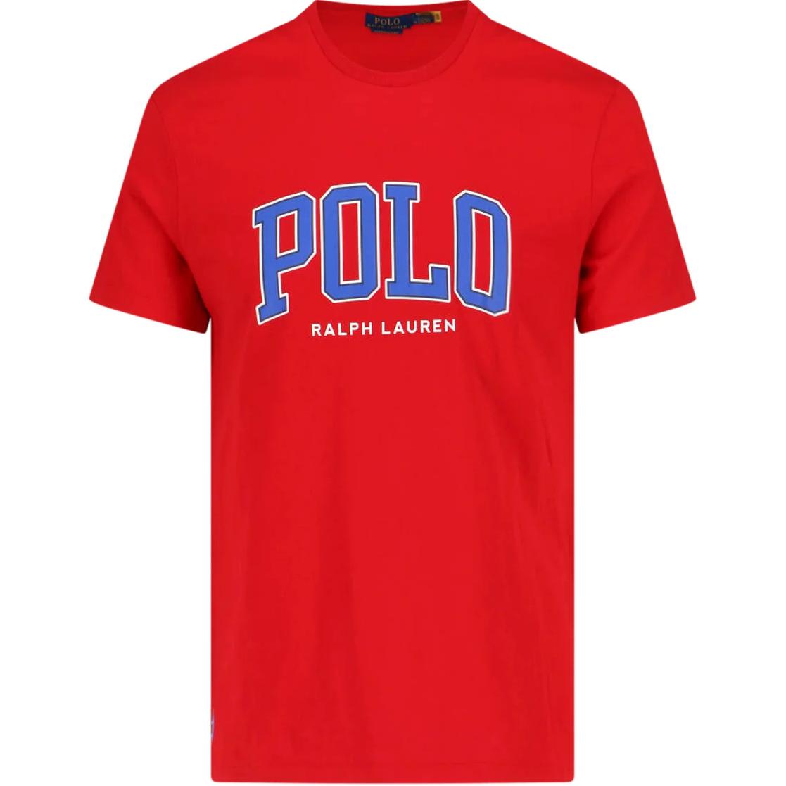 Мужская футболка Polo Ralph Lauren с принтом логотипа круглым вырезом коротким рукавом красный 710961130-004 S 6600₽