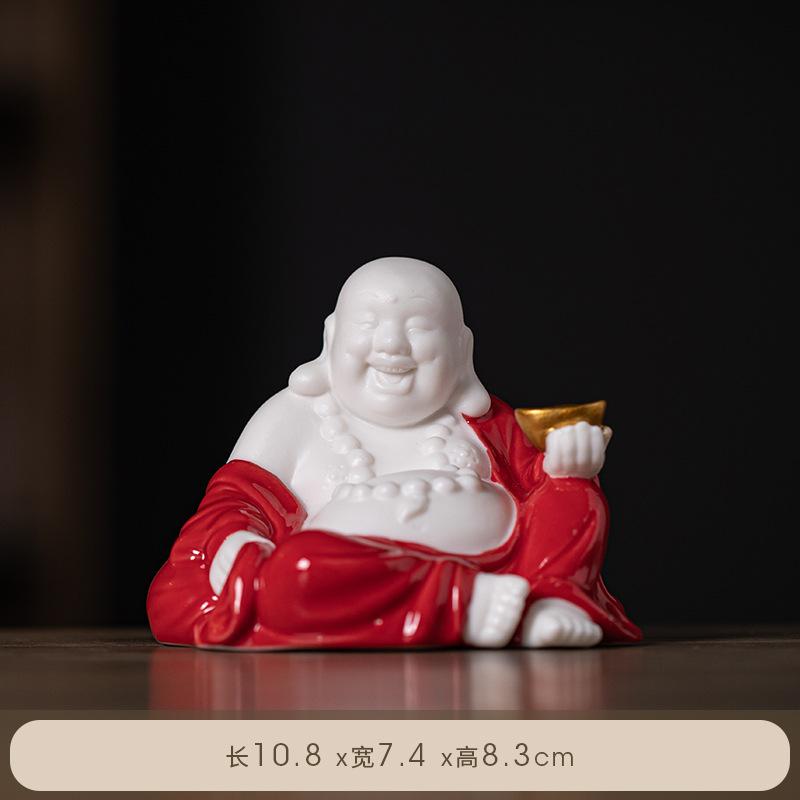 

Креативные керамические украшения Будды Майтрейи, Большой Живот Будды, улыбающийся Будда, Дзен-медитация, Гостиная, Офисное украшение