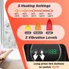 LED Red Light Heating Belt Infrared Therapy Hot Compress Massage Pad Rechargeable Lumbar Disc Protrusion Support Waist Belt