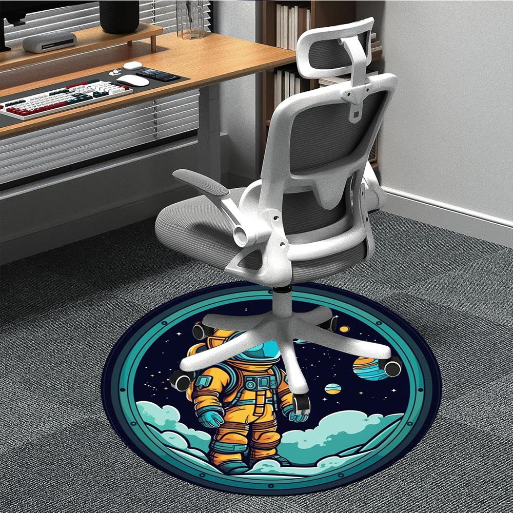 

1pc Astronaut Chair Carpet for Office, Soft Flannel Throw Mat, Perfect for Office,Holiday Party Decoration Choice yy251113193 80cm by 80cm