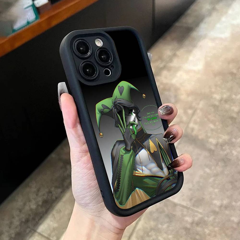 

H-Homicipher Mr Crawling Phone Case For iPhone 17,16,15,14,13,12,11,Pro,Max,Plus,X,XS,SE4,E,Mini Black Thickened border Case iPhone 12 Pro