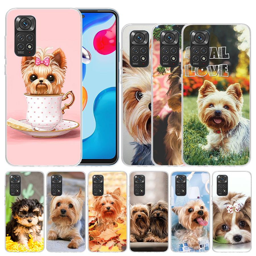 Yorkshire Terrier Dog Puppy Cover for Xiaomi Redmi Note 15 14 13 12 Pro Plus Phone Case 14S 11S 11T 11E 10S 10 4G Pattern Shell