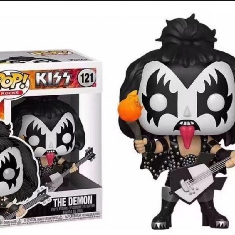 Rock Band Series PVC Action Figure Collectible Statues 9cm