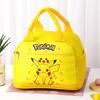 Isolierte Lunchtasche Oxford-Stoff Wasserdicht Gelb Tragbar Picknick-Kühltasche Große Kapazität Lunch-Tragetasche