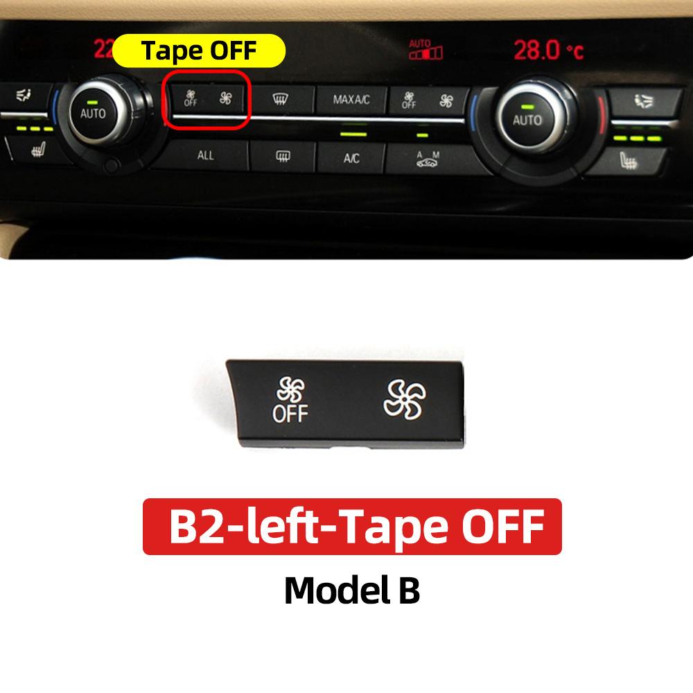 A/C Heater Climate Air Conditioning Control Panel Fan Speed Button Cover for BMW 5 7 Series F07 GT F10 F11 F01 F02 520 525 730
