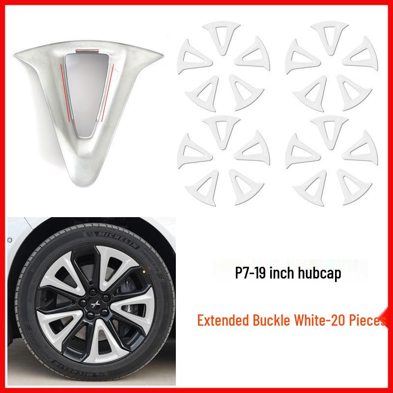 XPeng P7 Hubcap 19-inch Wheel Cover - Corrosion Protection & Black Finish Accessory