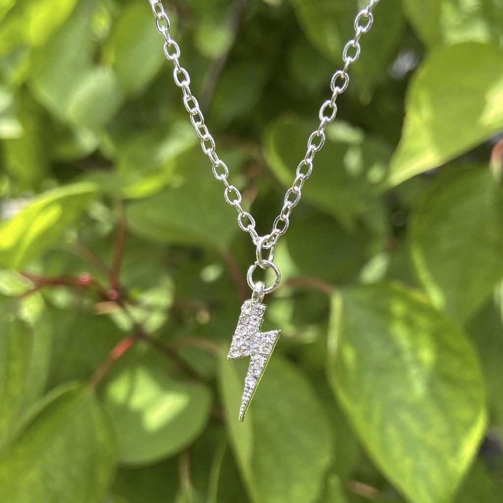 

Dazzling Alloy Pendant Necklace Featuring Geometric Flamingo And Lightning Design Ideal For Fashion Lovers Lightning