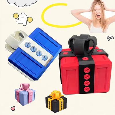 Ostudný dárkový box se šrouby Velké ostudné dárkové boxy Vtipný šroubovací box 3D tištěné figurky a miniatury Držák na karty Dárek