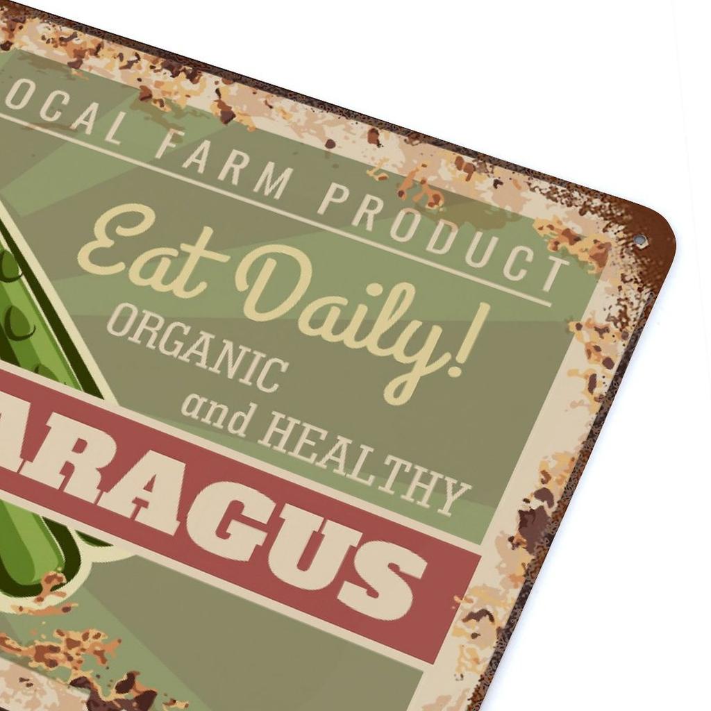 1er-Pack rustikales Retro-Dekor Metallpaneel, 20×30cm und 30×40cm, gealtertes Schild für Flur, Essbereich oder Arbeitszimmer