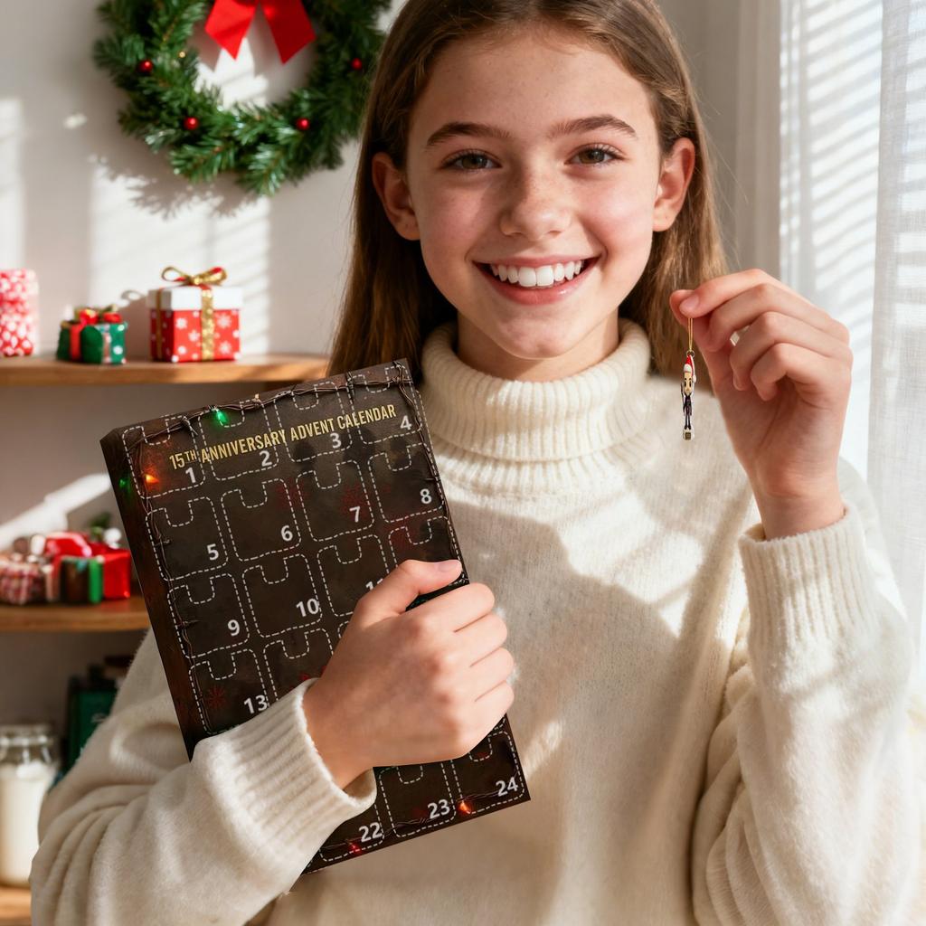 2D Ankunftskalender Enthält 24 Ankunftskalender, Countdown-Kalender und Überraschungs-Sammelobjekte