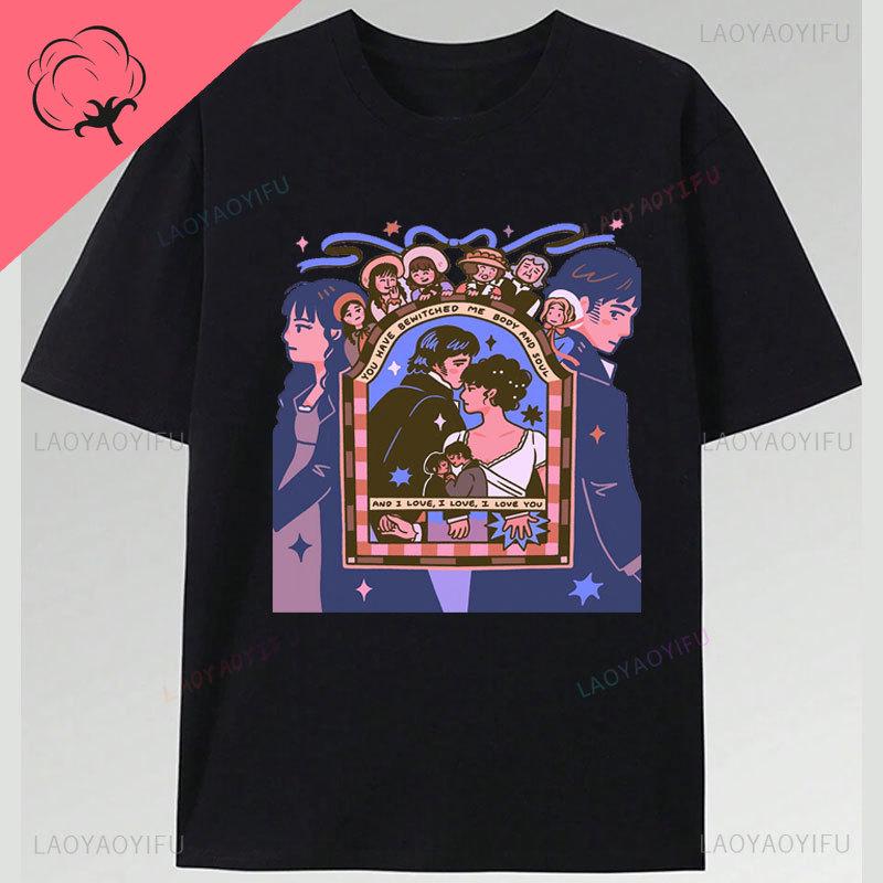 

Pride and Prejudice T Shirt New Style Cotton Movie Camisetas Summer Graphic T Shirts Vintage Fashion Hot Selling Camisa Clothes S