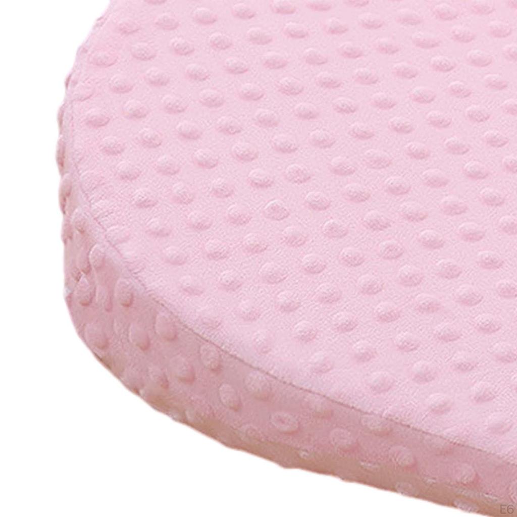 Baby Wedge Pillow Removable Cover Soft Triangle Breastfeeding Pillows White