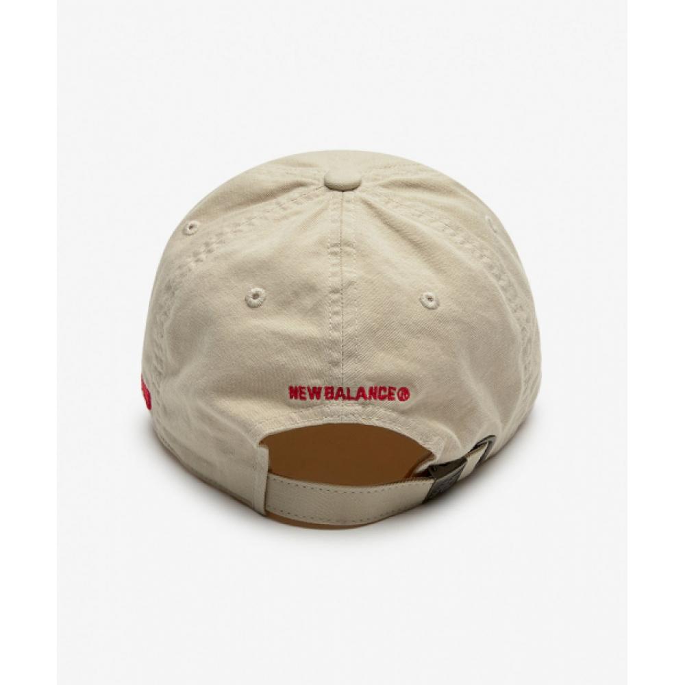 New Balance Nbgdfs1110 Small Logo Legacy Ball Cap  Beige 