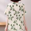 4XL-8XL Übergröße Elegante Blusen für Damen Sommerkleidung Übergroße Oberteile Frau Lässige Kurzarmhemden